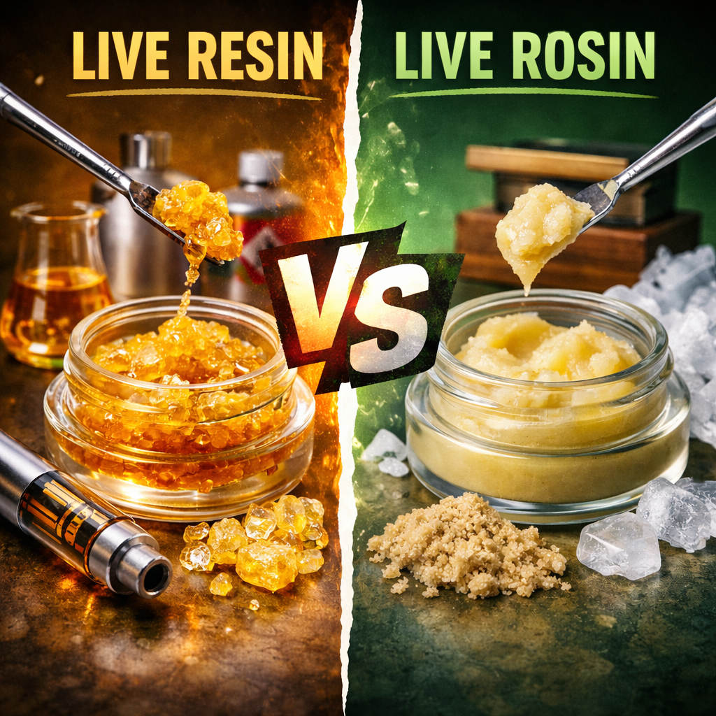 Understanding the Difference between Live Resin vs Rosin