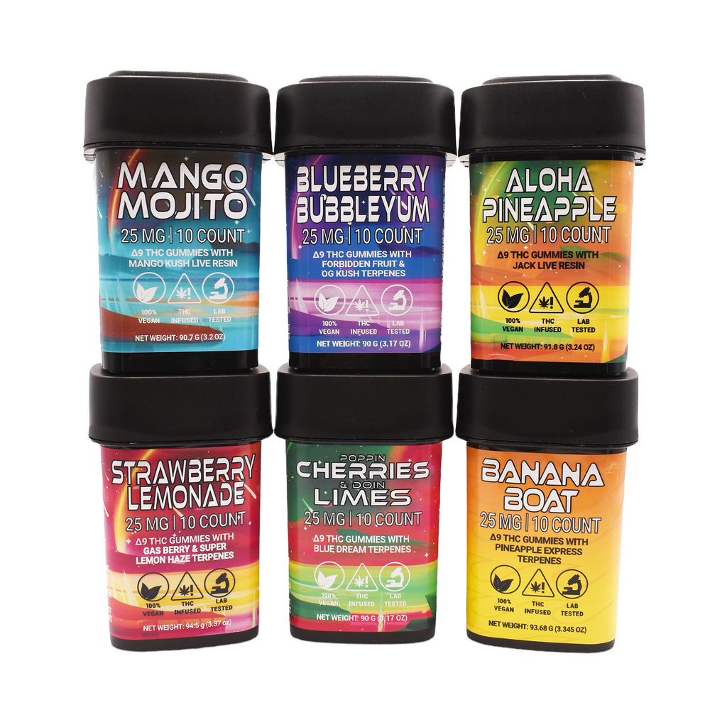 25 MG Delta 9 THC Gummies (10 ct.)