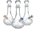 Vintage Crystal Decanter Glass Water Pipe