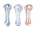 Small Striped Glass Spoon Pipe